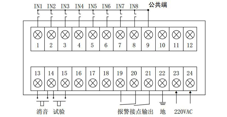 閃光報(bào)警器接線指南